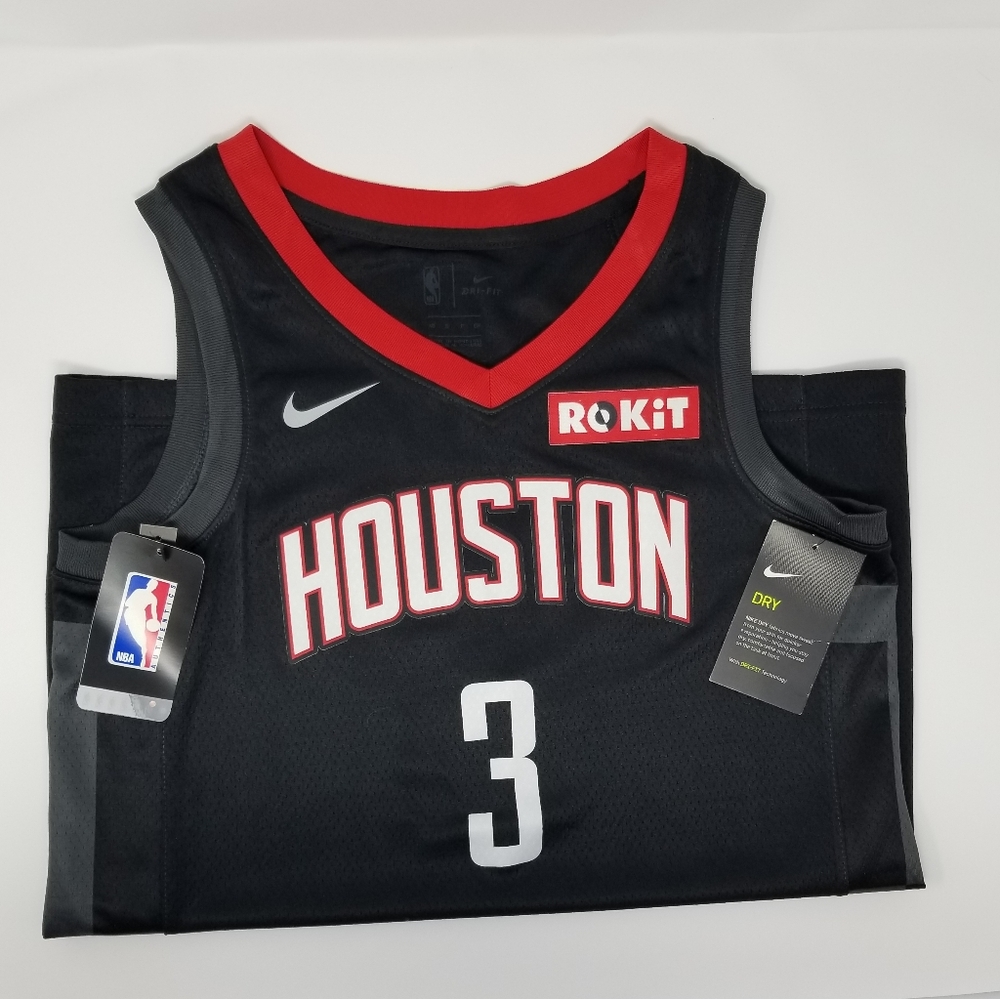 HOUSTON ROCKETS BASKETBALL SHIRT JERSEY NBA NIKE 903991-010 sz 40 MEN #3 PAUL